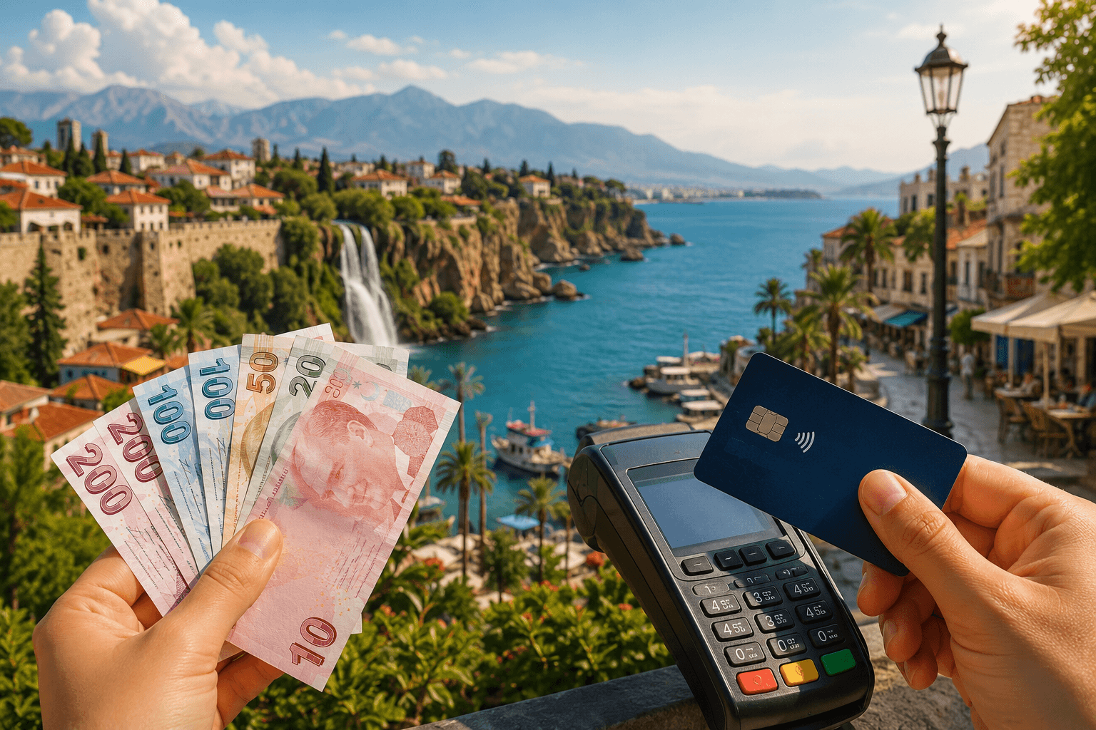 Numerar sau card în Antalya? Ce trebuie să știi înainte de vacanță