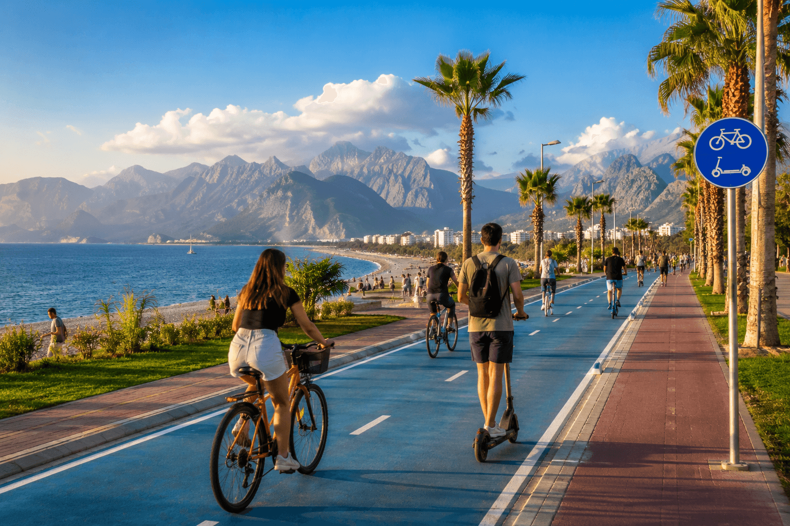 Închiriere de biciclete și trotinete electrice în Antalya